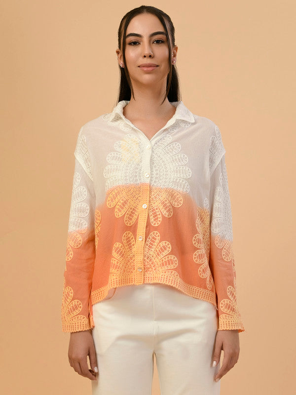 Albion Premium Ladies Orange Casual Top