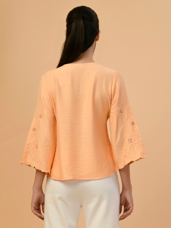 Albion Premium Ladies Orange Casual Top