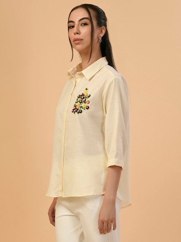 Albion Premium Ladies Beige Casual Top