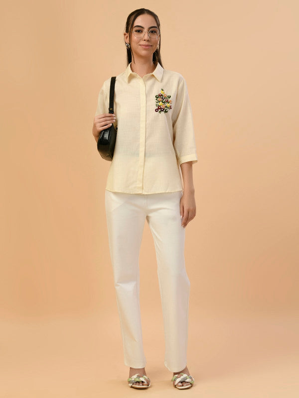 Albion Premium Ladies Beige Casual Top