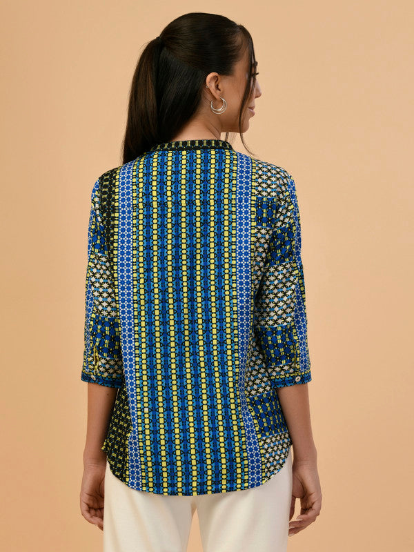 Albion Premium Ladies Blue Casual Top