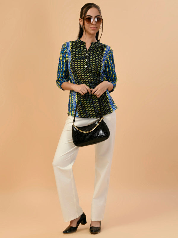 Albion Premium Ladies Blue Casual Top