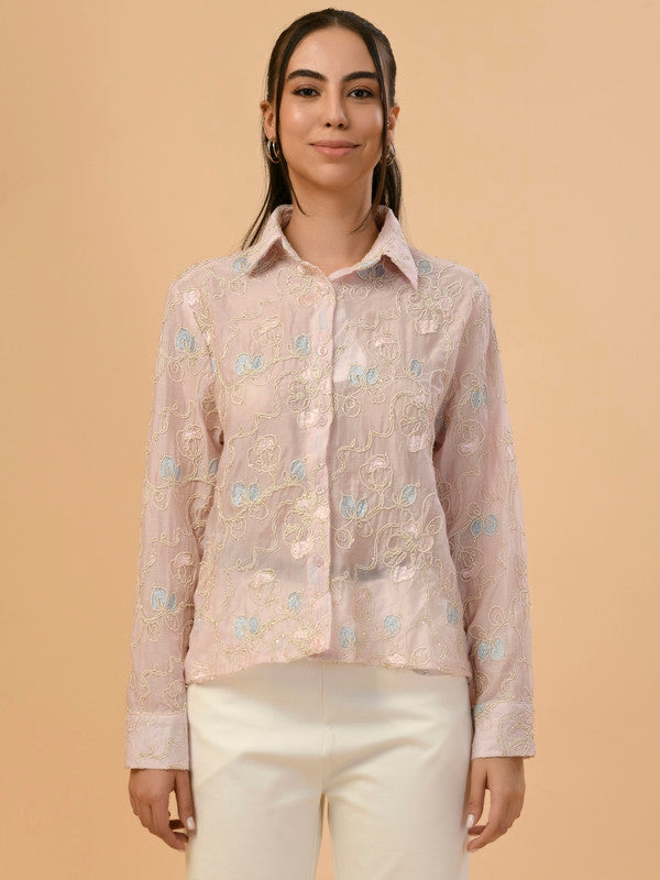 Albion Premium Ladies Pink Casual Top