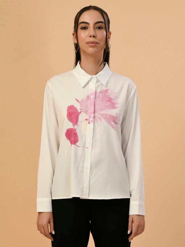 Albion Premium Ladies White Casual Top