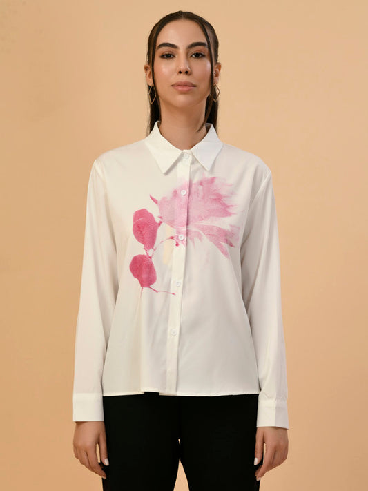 Albion Premium Ladies White Casual Top