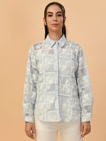 Albion Premium Ladies Blue Casual Top