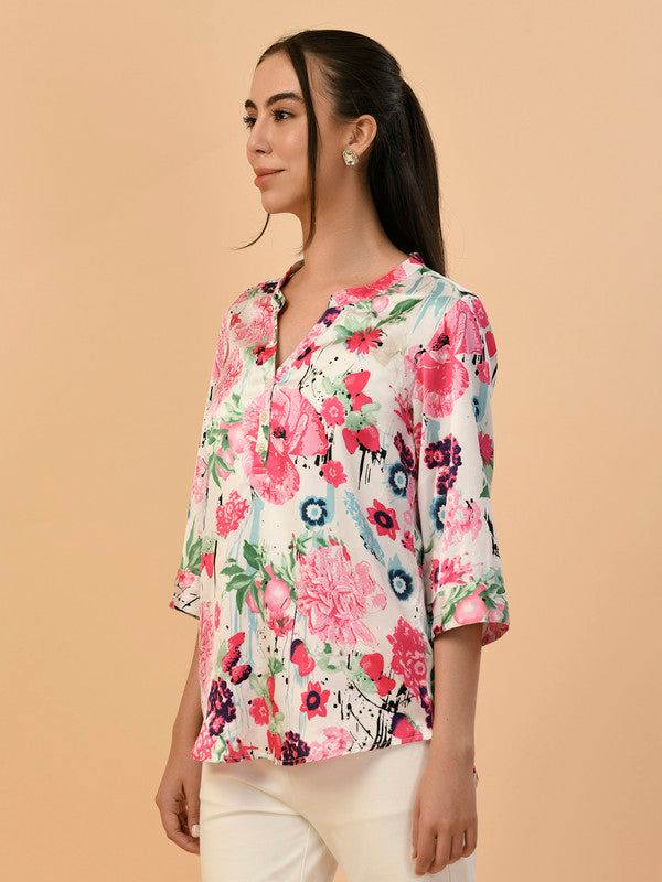 Albion Premium Ladies Magenta Casual Top