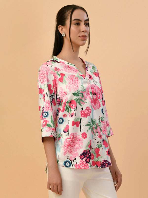 Albion Premium Ladies Magenta Casual Top