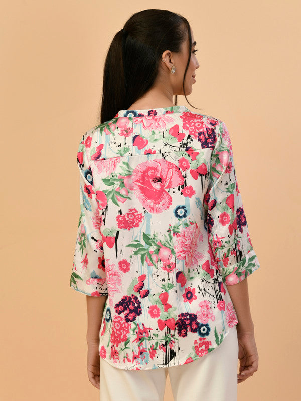 Albion Premium Ladies Magenta Casual Top