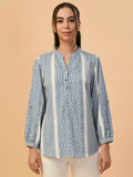 Albion Premium Ladies Ink.Blue Casual Top