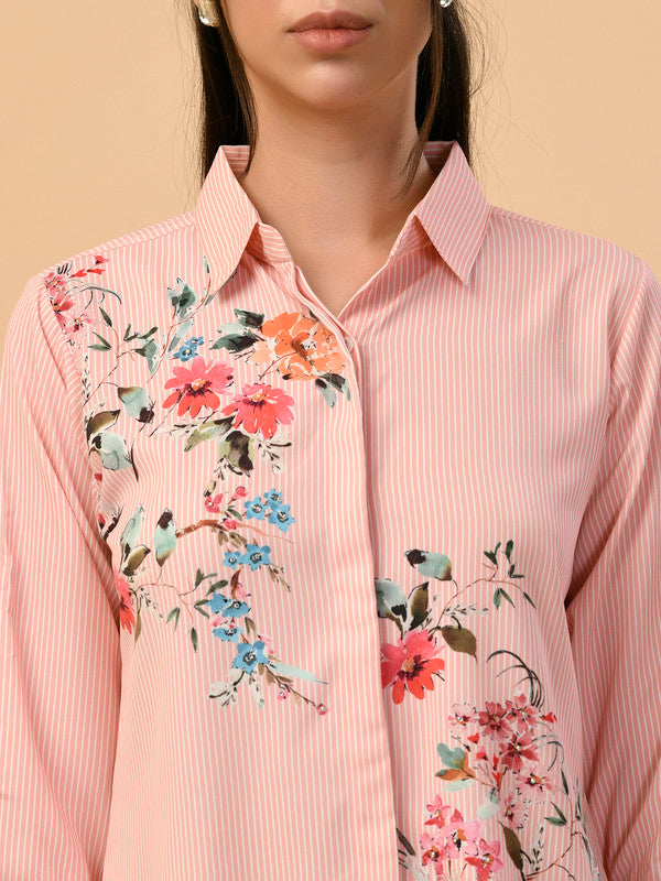 Albion Premium Ladies Peach Casual Top