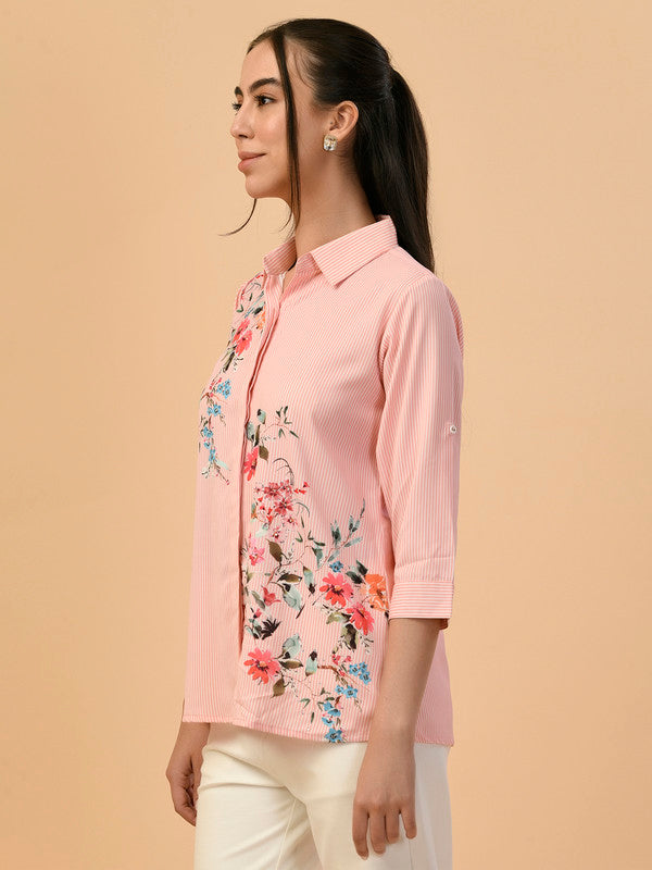 Albion Premium Ladies Peach Casual Top