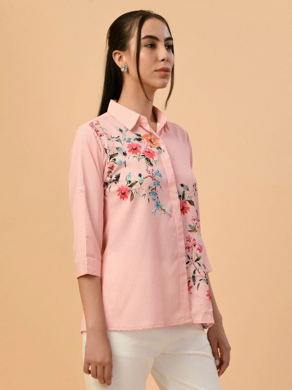 Albion Premium Ladies Peach Casual Top