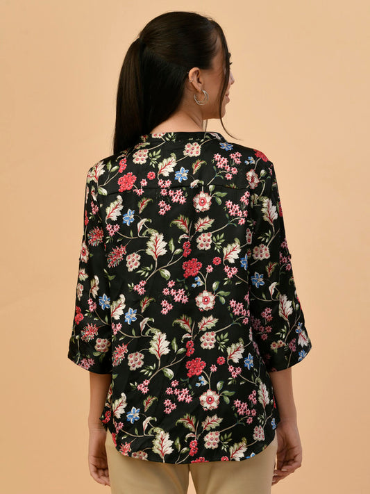 Albion Premium Ladies Black Casual Top