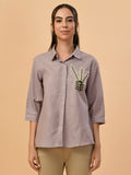 Albion Premium Ladies Lavender Casual Top