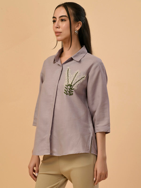 Albion Premium Ladies Lavender Casual Top