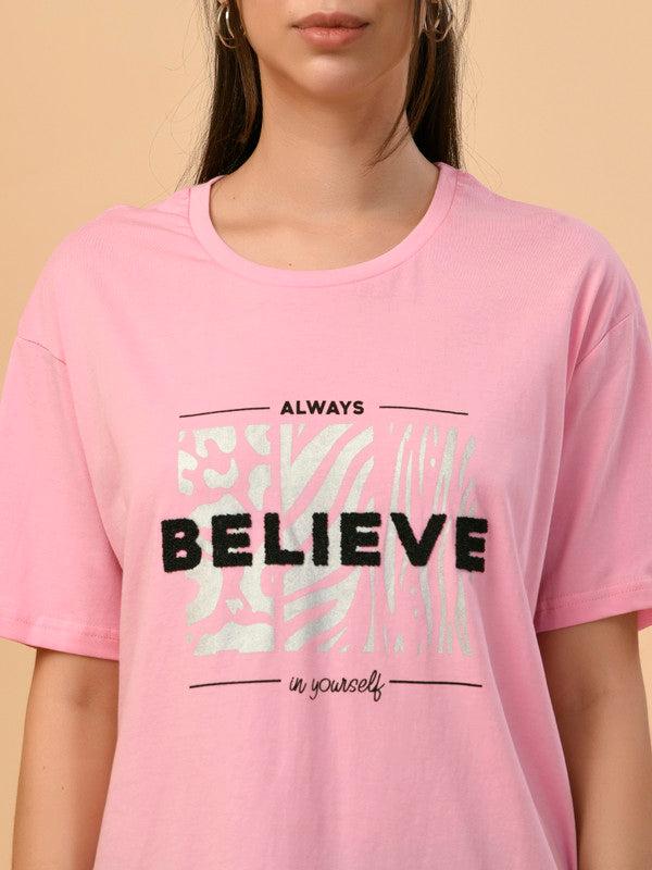 Albion Premium Ladies L.Pink Regular T-Shirt