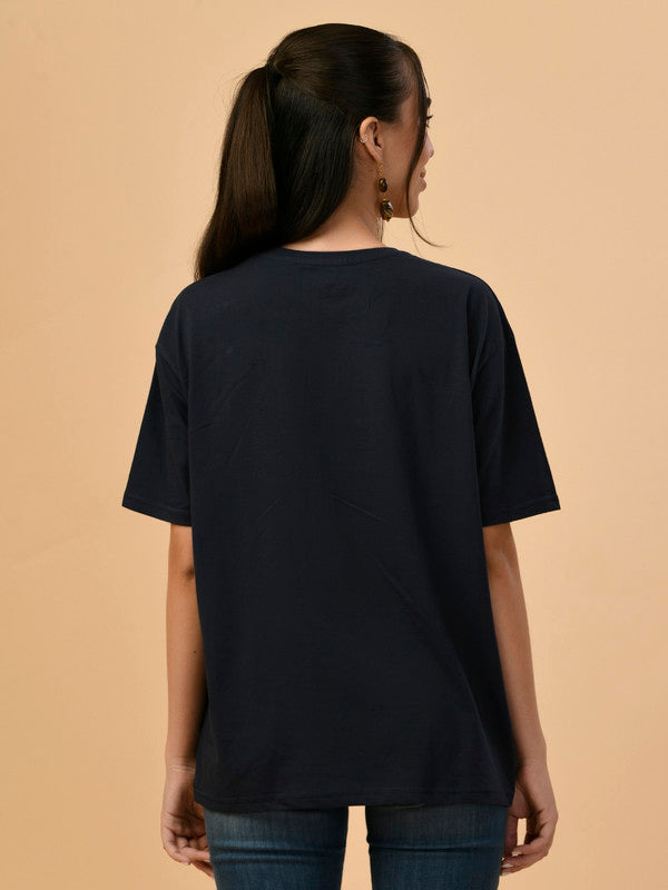 Albion Premium Ladies Navy Regular T-Shirt