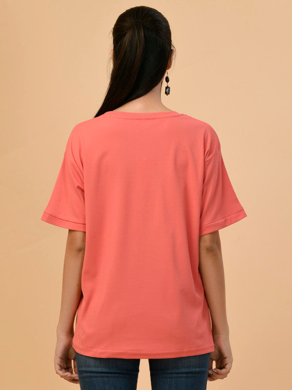 Albion Premium Ladies Pink Regular T-Shirt