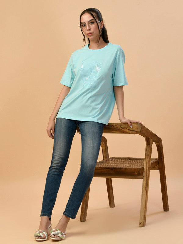 Albion Premium Ladies Aqua Regular T-Shirt