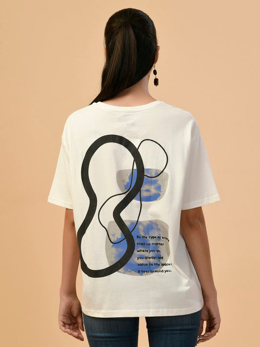 Albion Premium Ladies White Regular T-Shirt