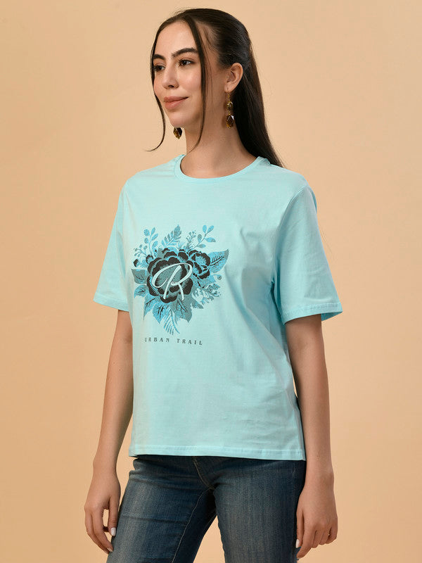 Albion Premium Ladies Aqua Regular T-Shirt
