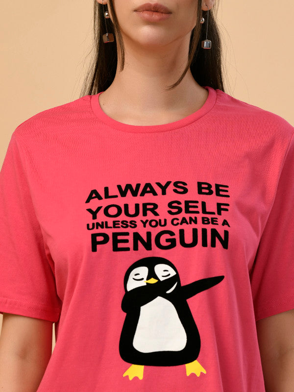 Albion Premium Ladies H.Pink Regular T-Shirt