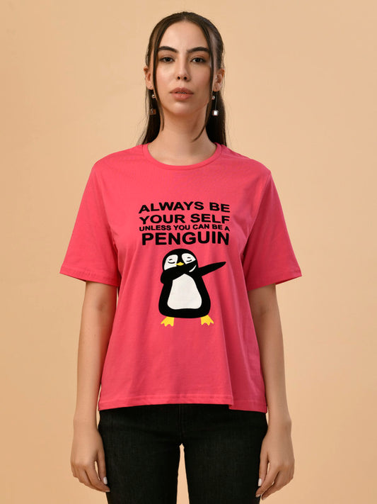 Albion Premium Ladies H.Pink Regular T-Shirt