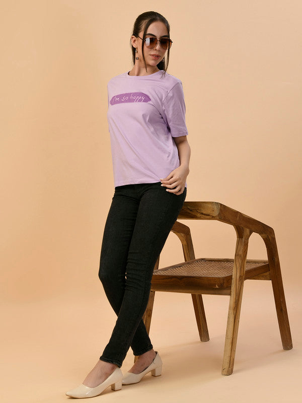 Albion Premium Ladies Purple Regular T-Shirt
