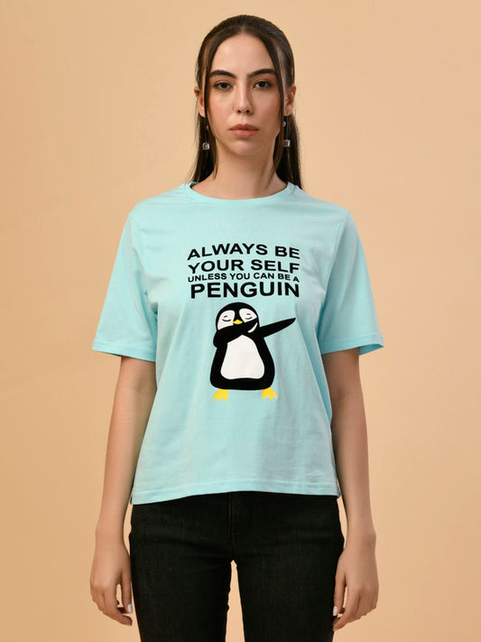 Albion Premium Ladies Aqua Regular T-Shirt