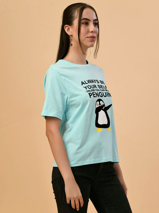 Albion Premium Ladies Aqua Regular T-Shirt