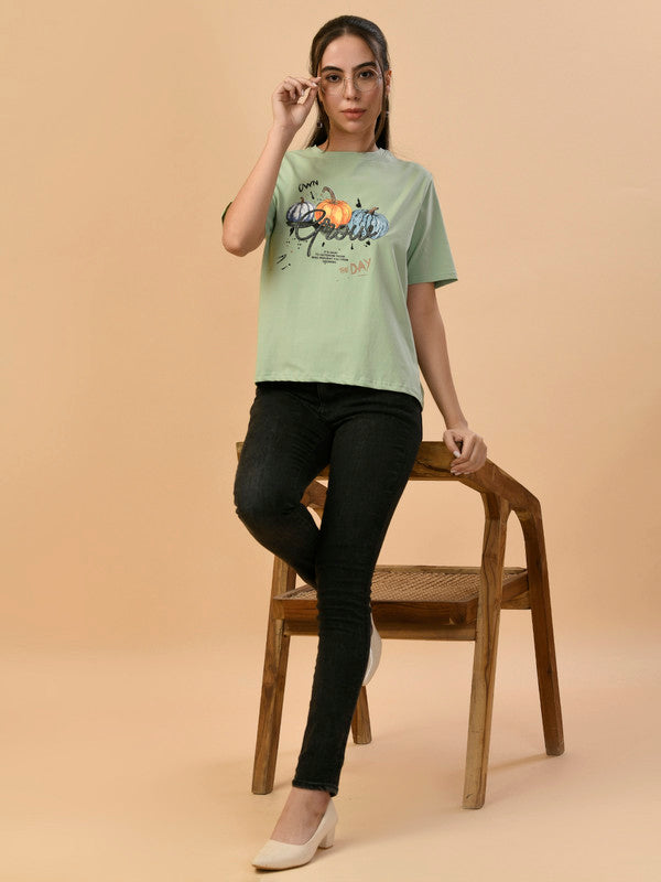 Albion Premium Ladies L.Green Regular T-Shirt