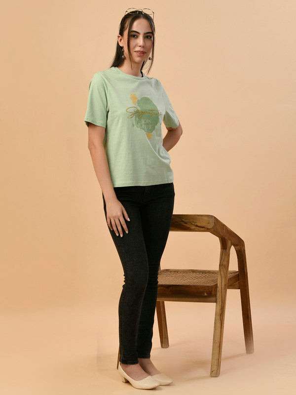 Albion Premium Ladies L.Green Regular T-Shirt