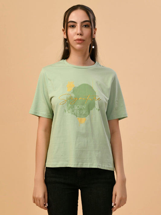 Albion Premium Ladies L.Green Regular T-Shirt