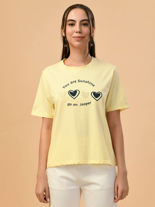 Albion Premium Ladies Lemon Regular T-Shirt