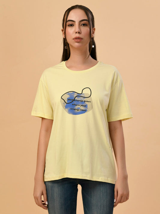 Albion Premium Ladies Lemon Regular T-Shirt