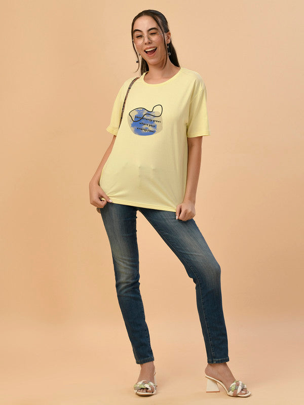 Albion Premium Ladies Lemon Regular T-Shirt