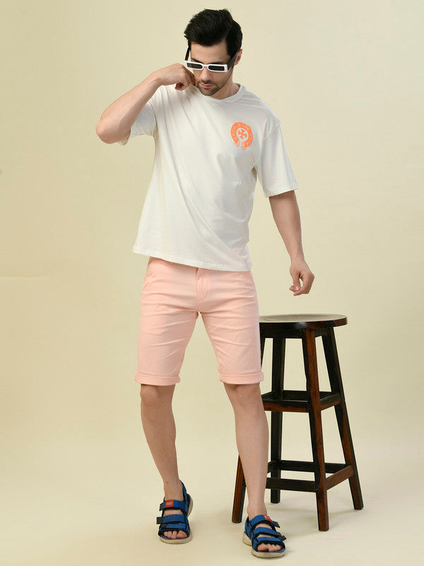 Albion Premium Cyan White Men T-Shirt