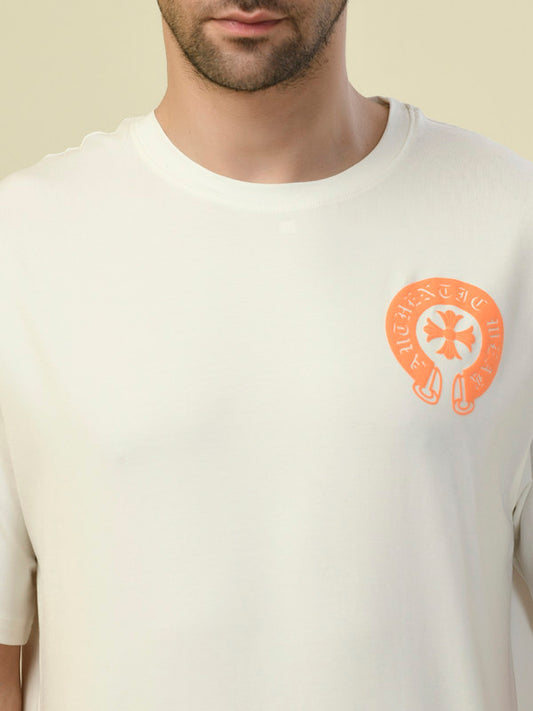 Albion Premium Cyan White Men T-Shirt