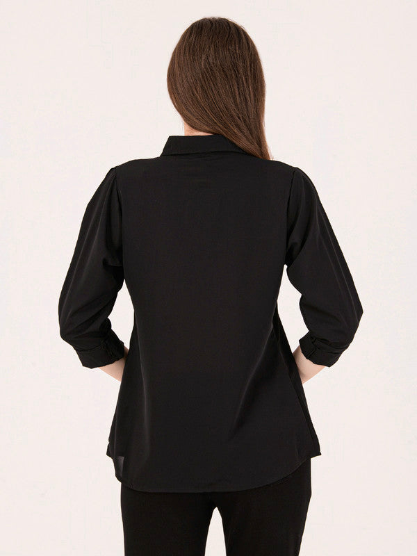 Albion Women Black Smart Top