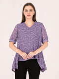 Albion Women Purple Smart Top