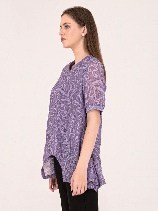 Albion Women Purple Smart Top