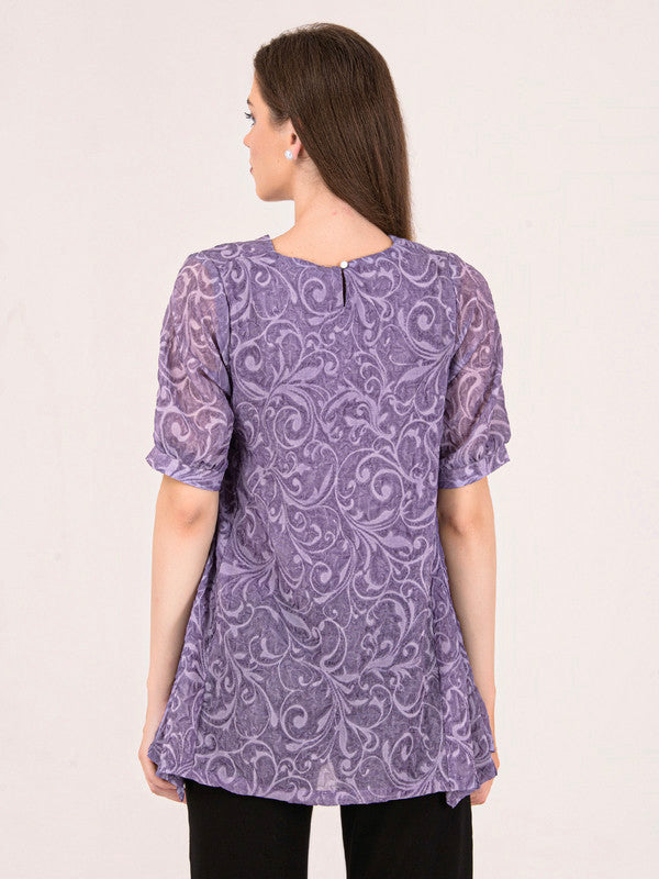 Albion Women Purple Smart Top