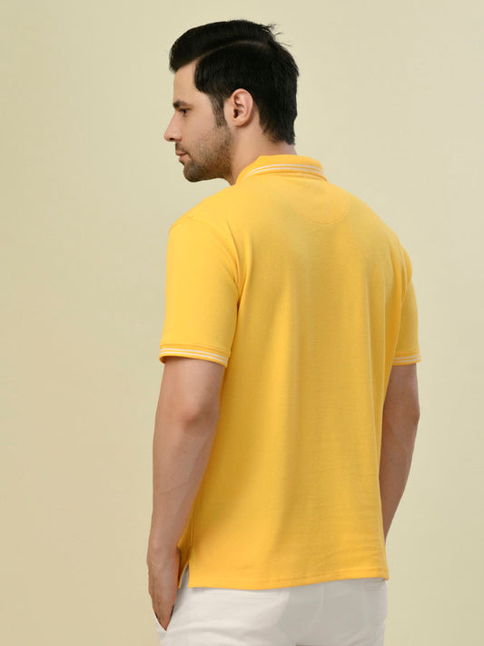 Albion Premium Cyan Mango Men T-Shirt