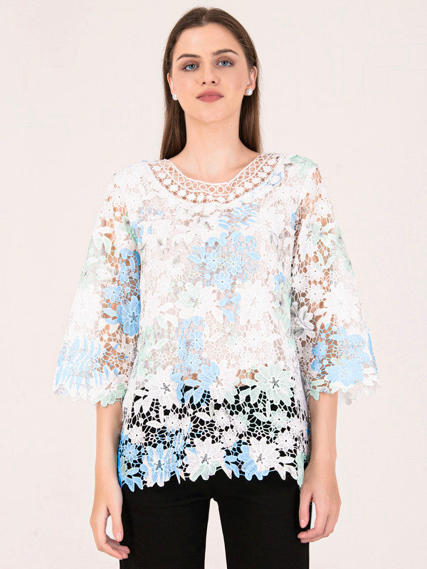 Albion Women White Smart Top