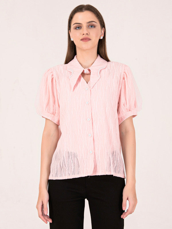 Albion Women Pink Smart Top