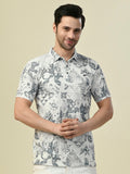 Albion Premium Jaini Grey Men T-Shirt