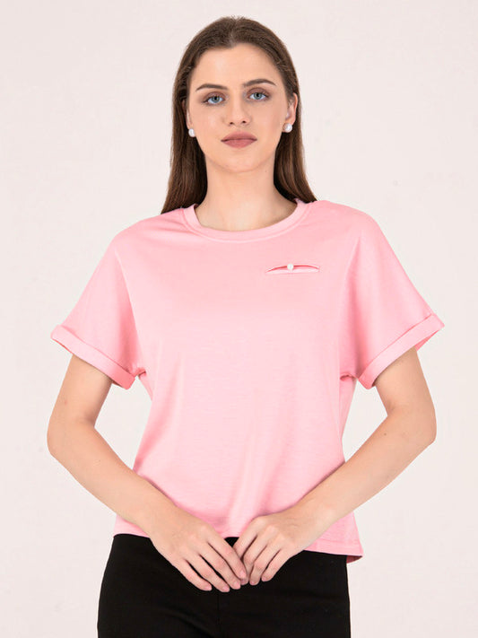 Albion Women Pink Smart Top