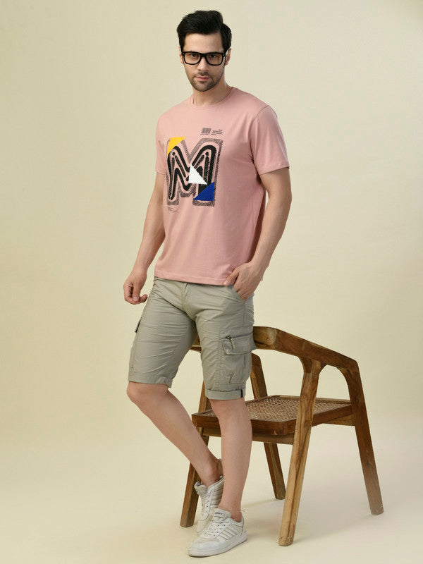 Albion Premium Cyan D Pink Men T-Shirt
