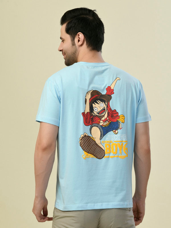 Albion Premium Cyan Sky Men T-Shirt